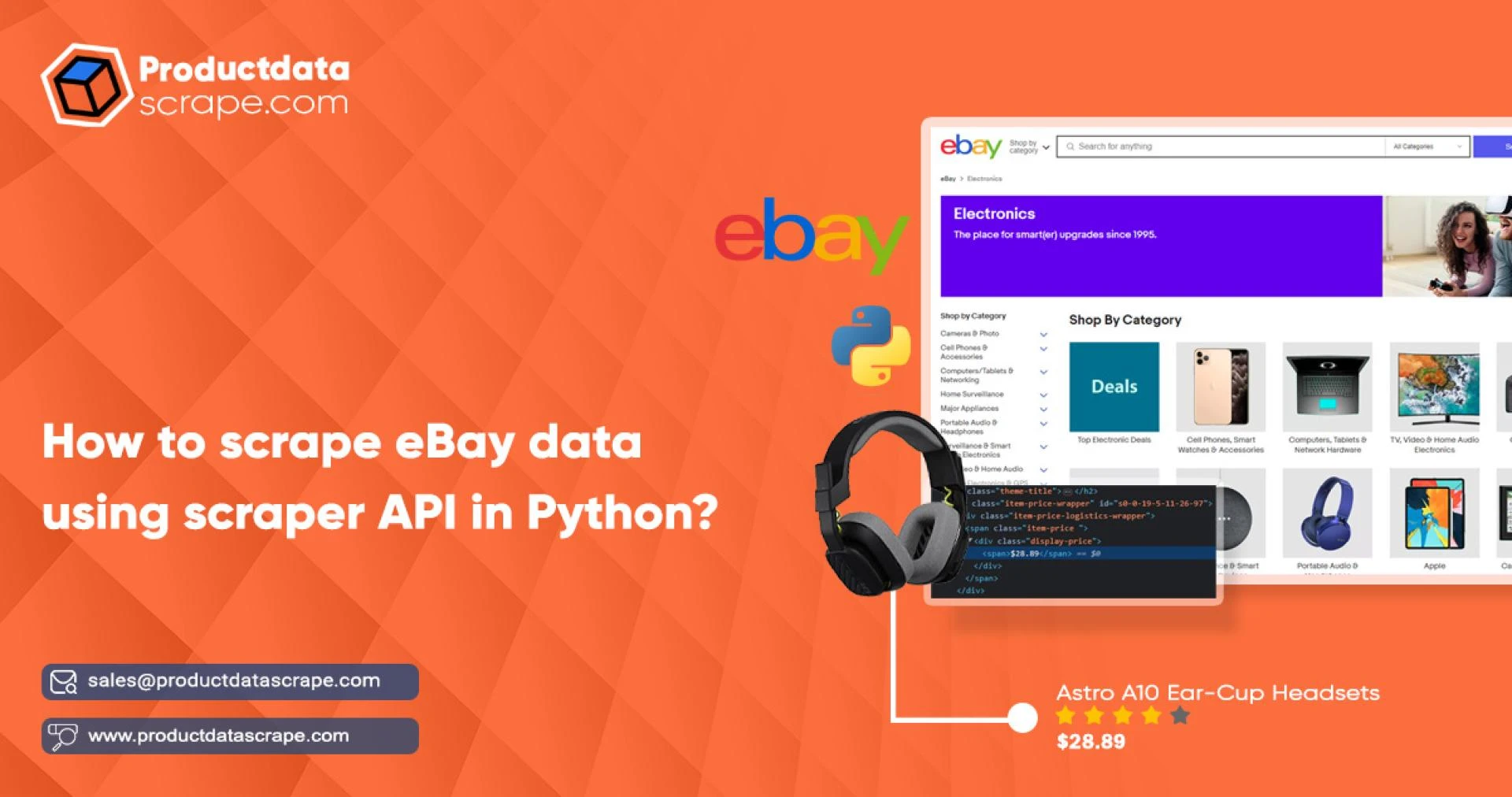 How to Scrape eBay Data using Scraper API in Python?