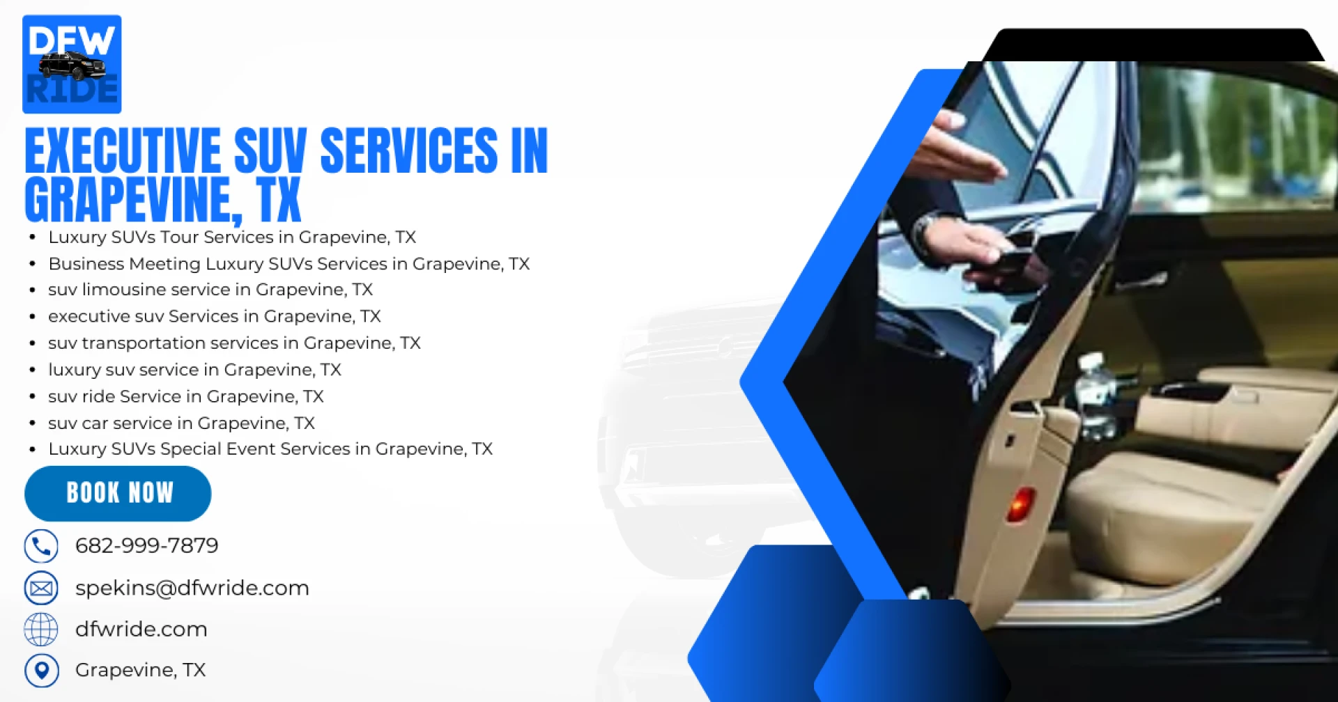 Executive SUV Services in Grapevine, TX