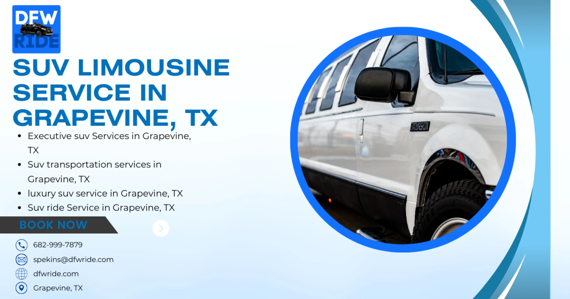 SUV Limousine Service in Grapevine, TX