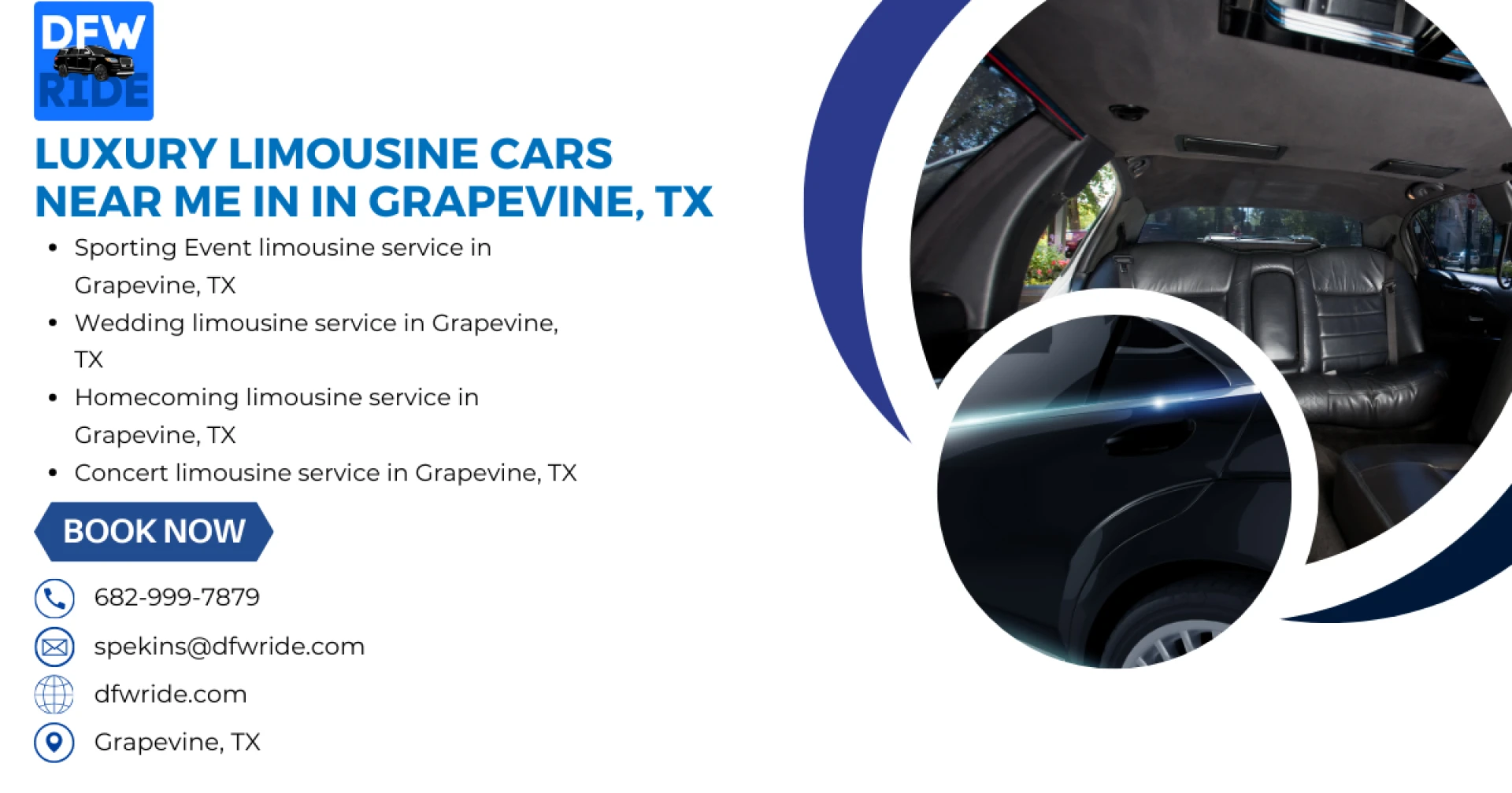 Luxury Limousine Cars Near You in Grapevine, TX