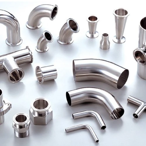 Why is stainless steel a useful material for pipe fittings?