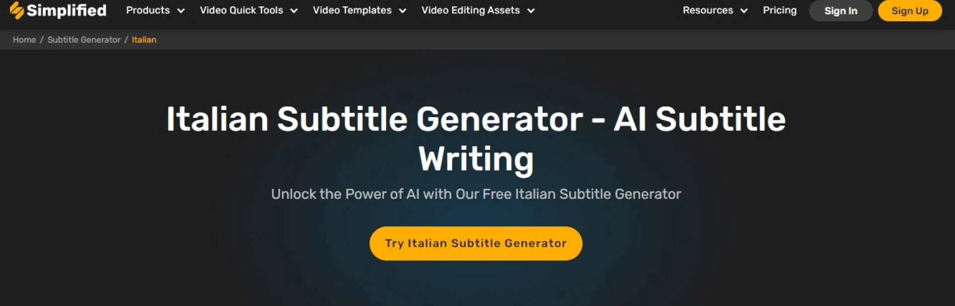Your Gateway to Italian Subtitles: Explore Simplified Generator