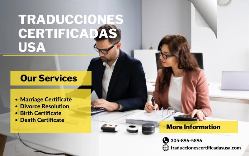 Traducciones Certificadas USA Offers Fast Birth Certified Translation Services
