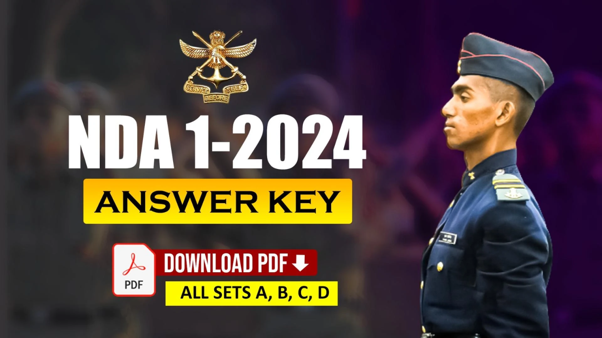 NDA 1 2024 Answer Key