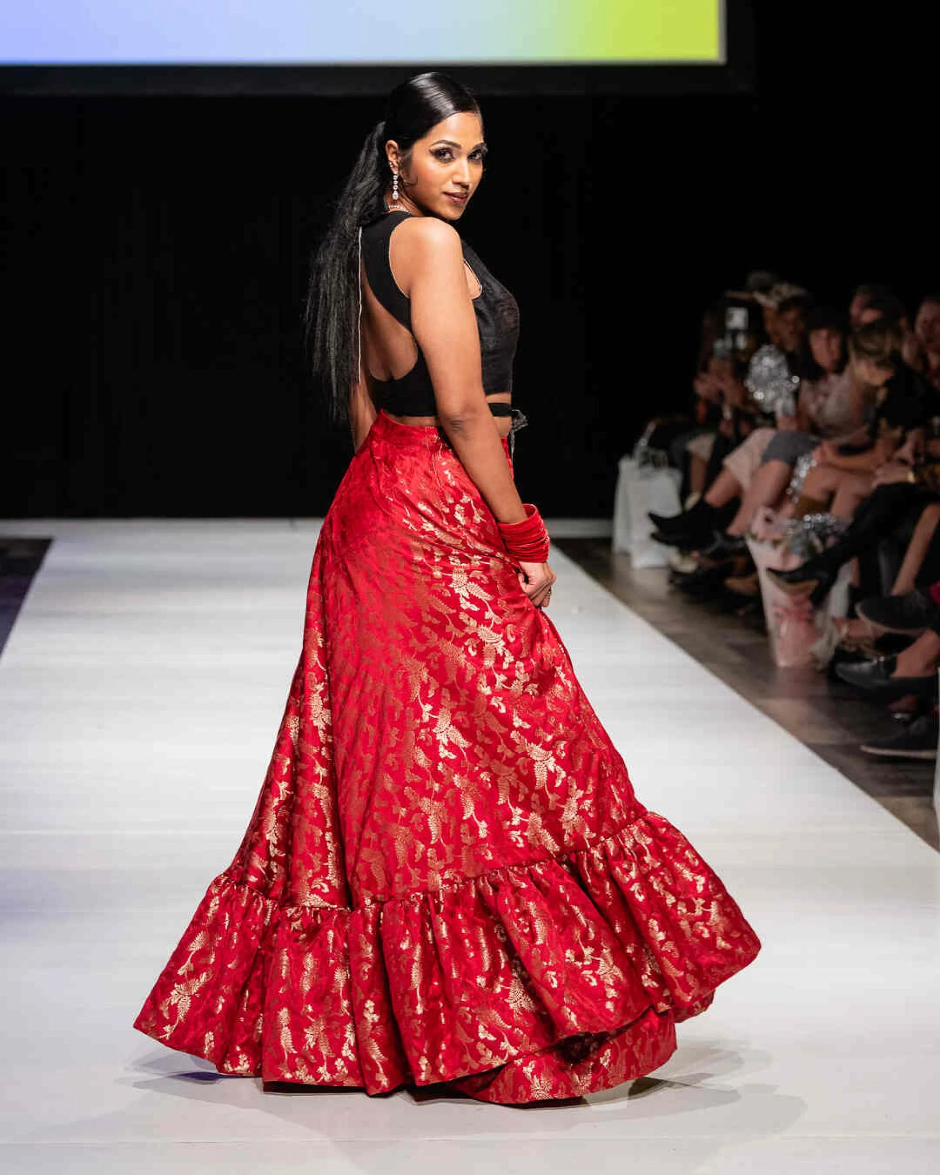 Embrace Elegance with the New Umbi Collection: Red Umbi Bubble Skirt and More