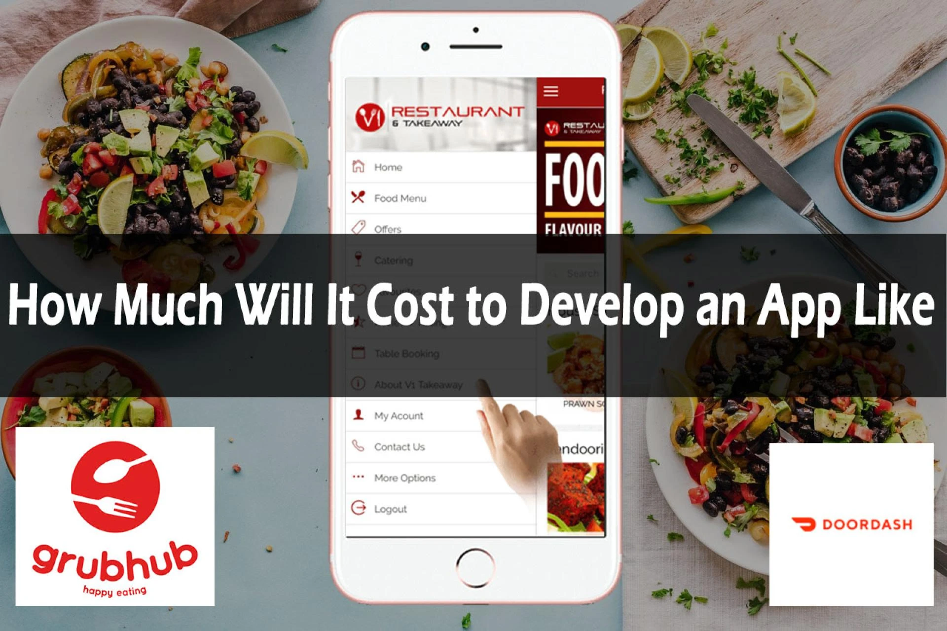 How Much Will It Cost to Develop an App Like Grubhub and Doordash