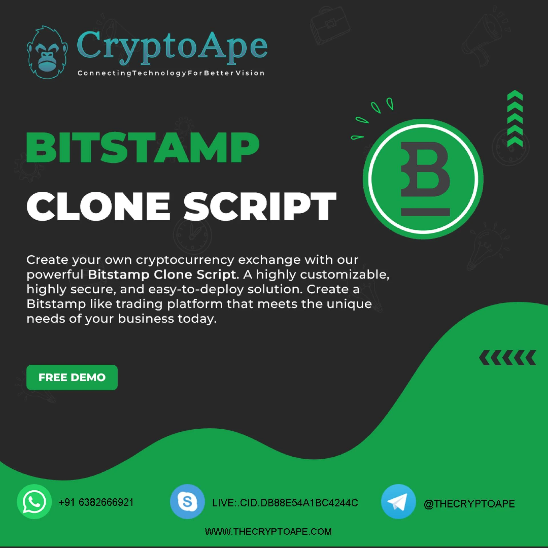 How long does it take to develop and launch a Bitstamp Clone Script?