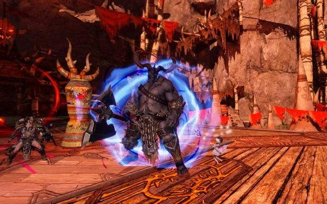 MMO coupled with a system of skills
