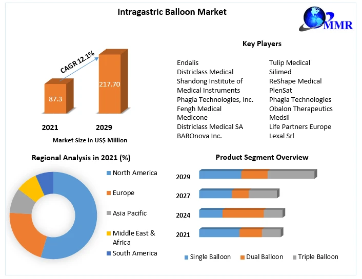 Global Intragastric Balloon Market Global Share, Size, Trends Analysis, 2021