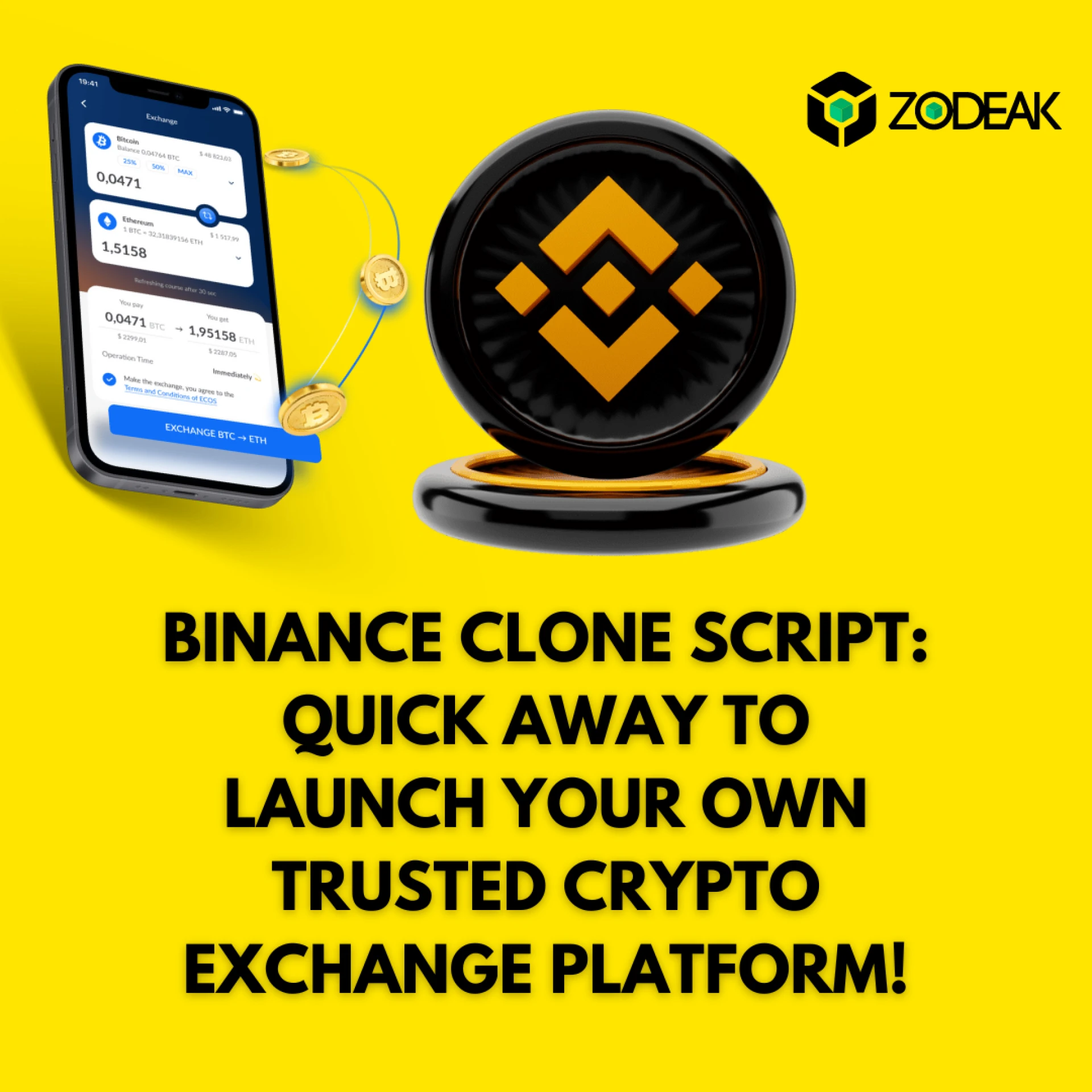 Binance Clone Script: Quick Away to Launch your own Trusted Crypto Exchange platform!