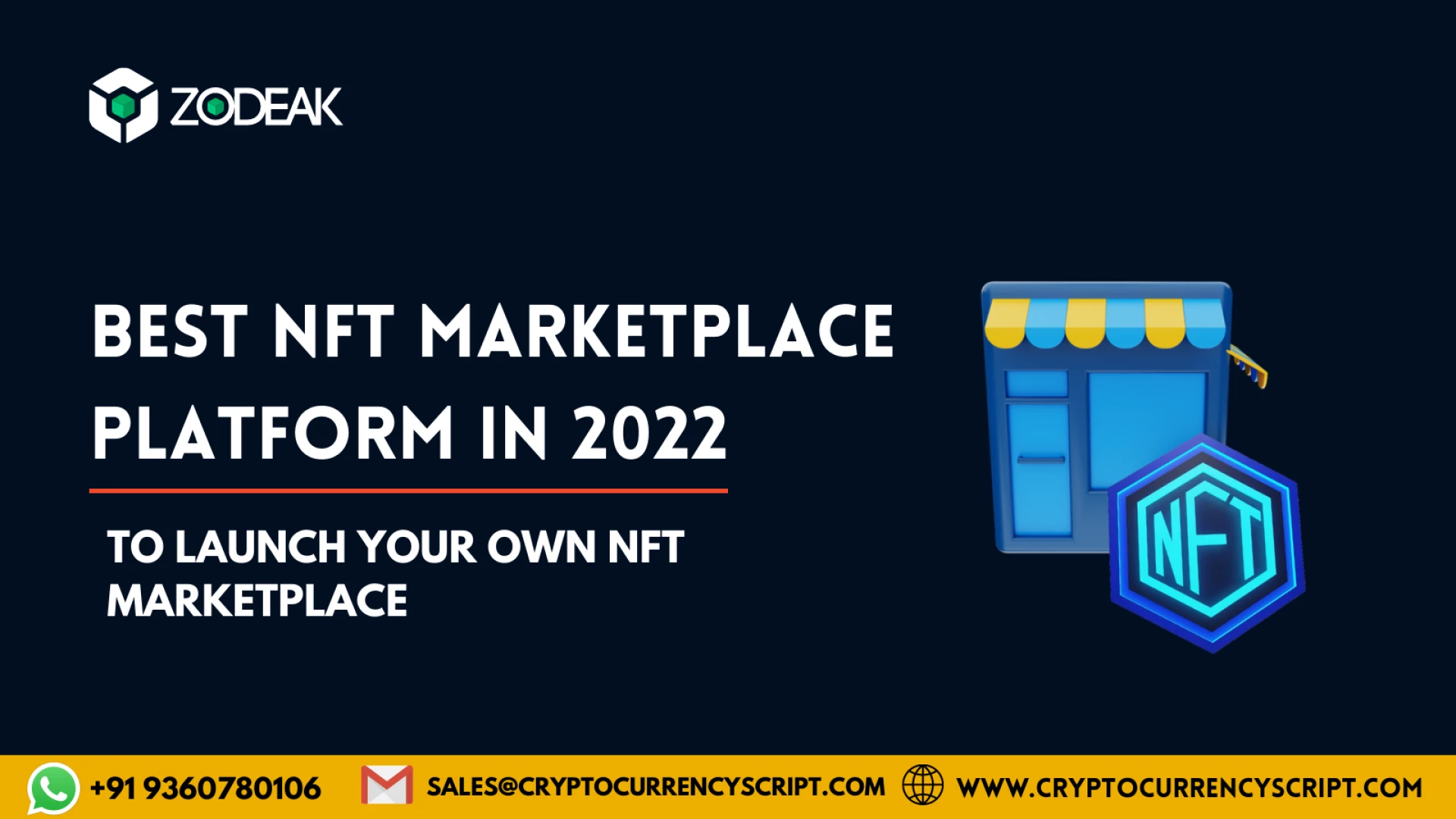 Best NFT Marketplace Platform In 2022