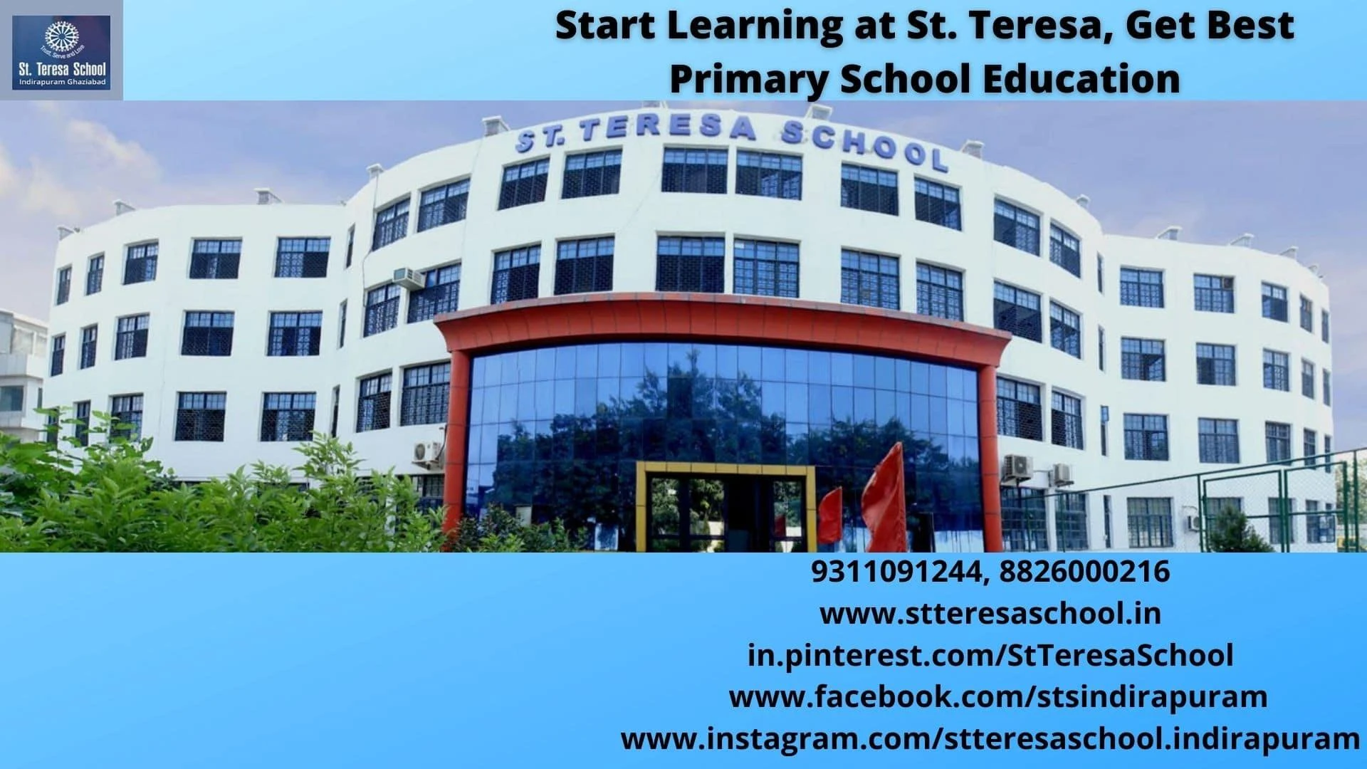 Start Learning at St. Teresa School, Get Best Primary School Education
