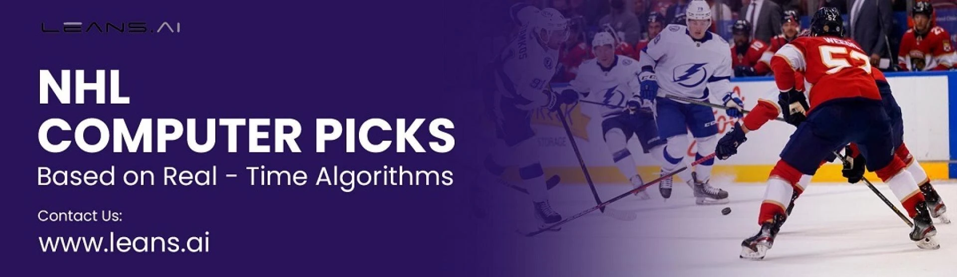 Buy NHL Computer Picks and prediction Services | Leans Ai