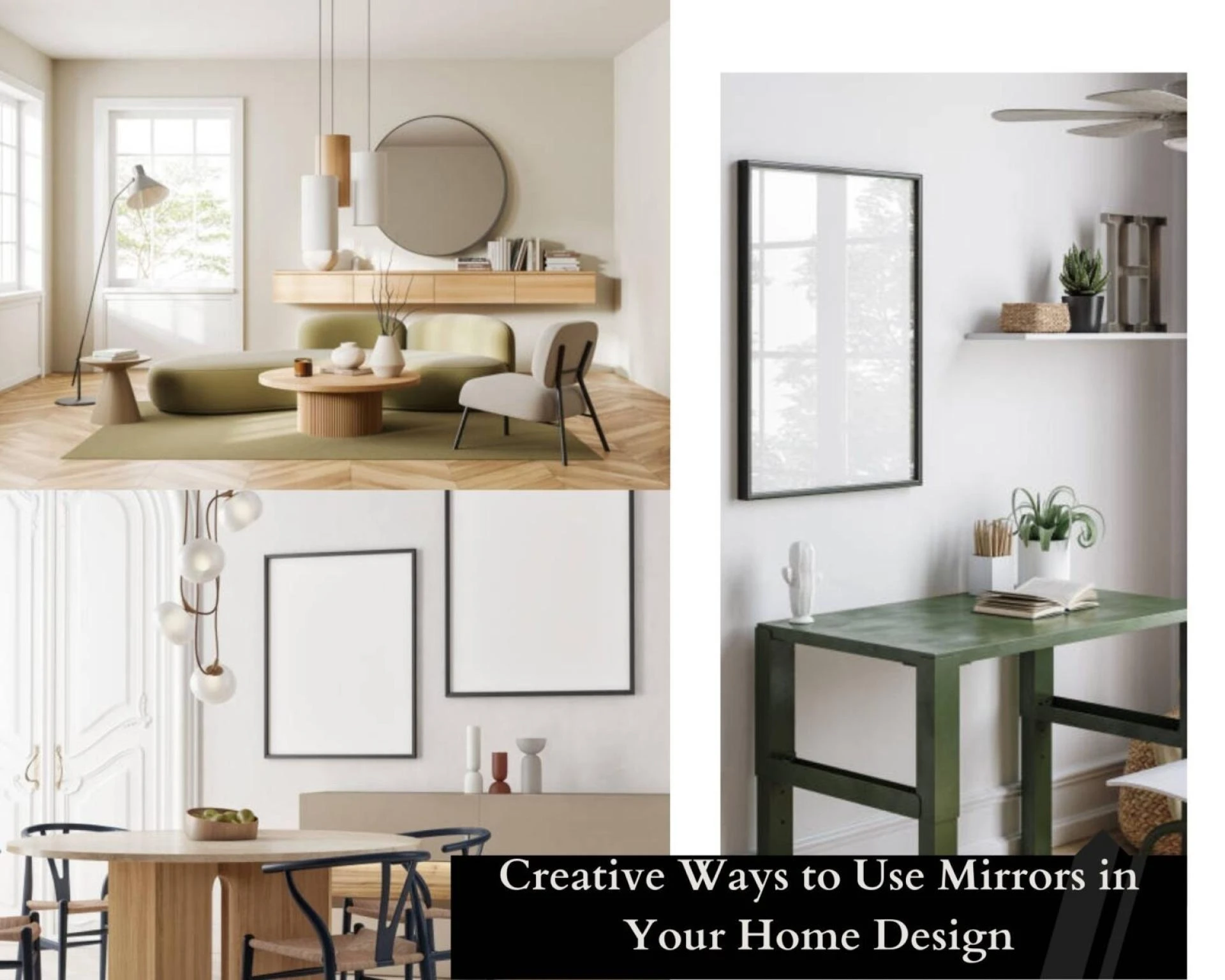 Creative Ways To Use Mirrors In Your Home Design In Hyderabad