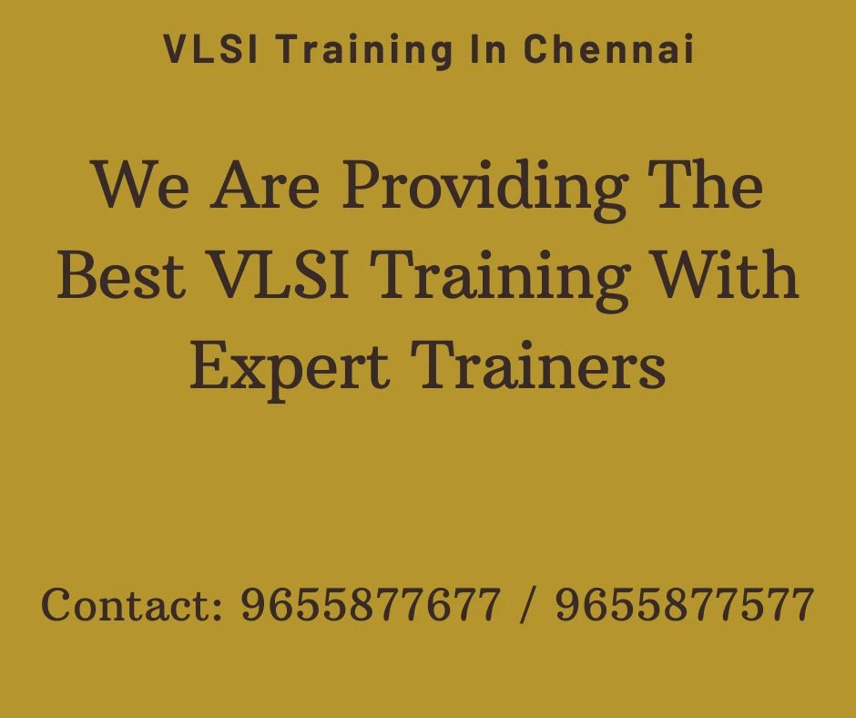 VLSI Training in Chennai