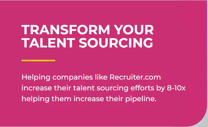The Talent Sourcing Process