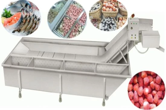 Automated ice glazing devices are also used to keep frozen veggies and meat balls fresh
