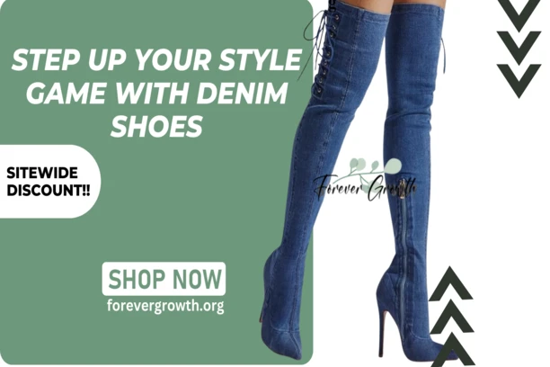 Step up Your Style Game: Rock the Trend With Denim Platform Shoes