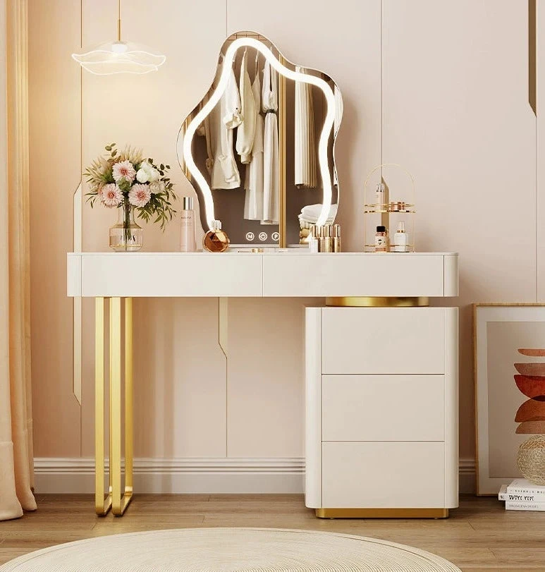 Indiana Dressing Table for Bedroom with Storage