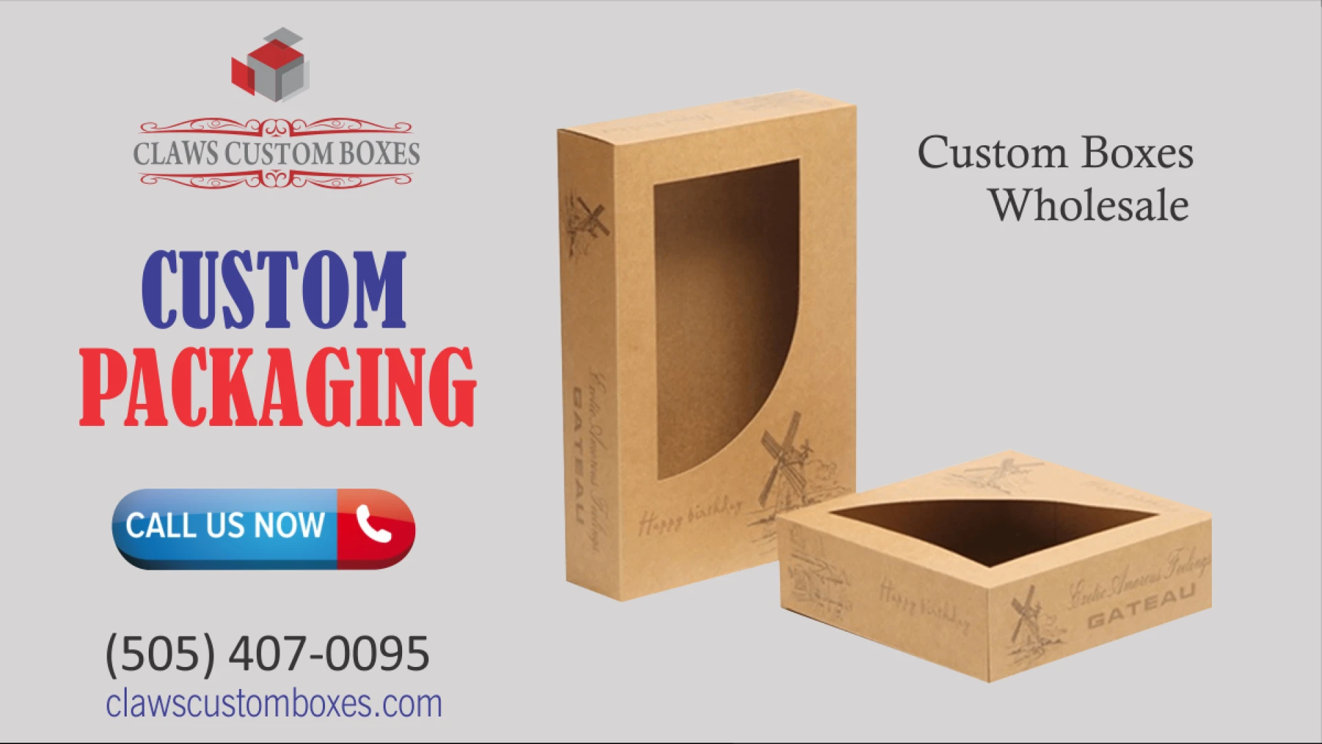 Build Strong Brand Image with Custom Boxes