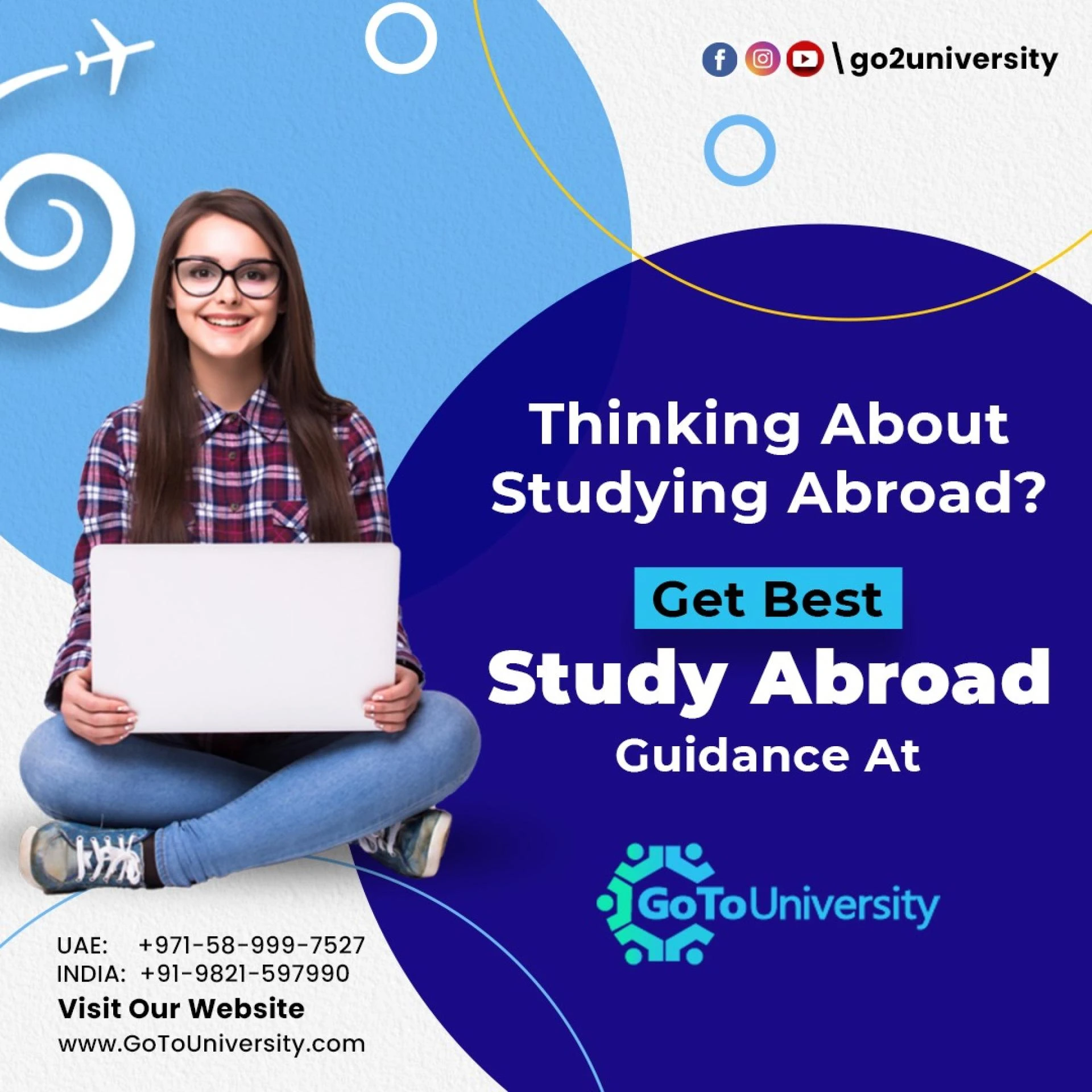 Get complete guidance from the best study abroad consultant in India