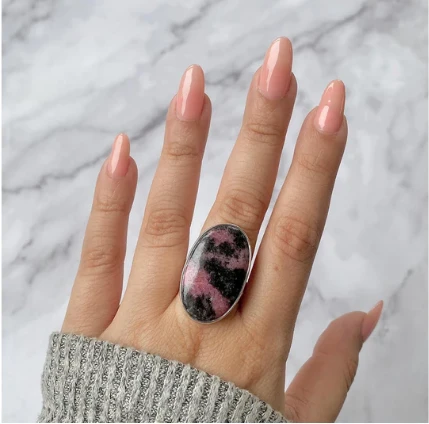 Handcrafted Rhodonite Rings: Unique and Stylish