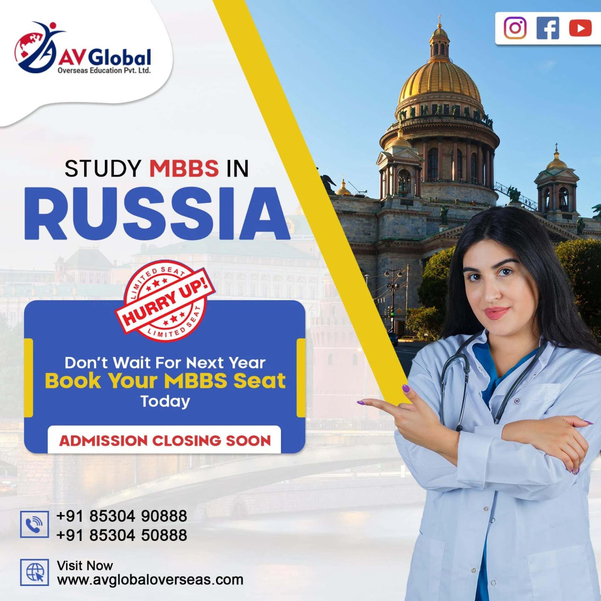 Top 10 reasons to study MBBS in Russia