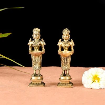 Antique Brass Statues for Home Decor