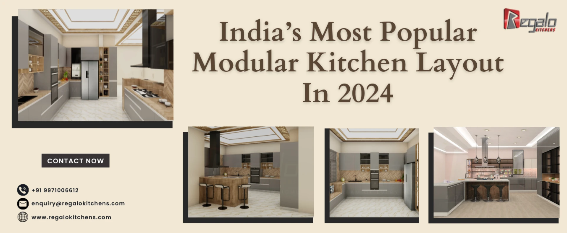 India’s Most Popular Modular Kitchen Layout In 2024