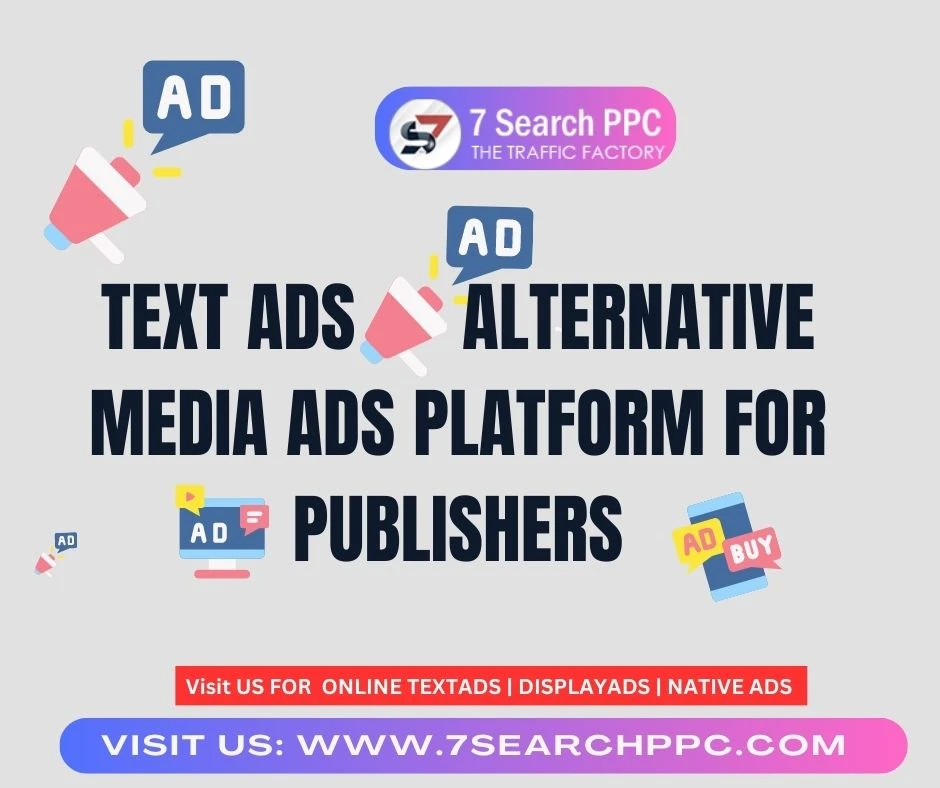 Text Ads Alternative Media Ads Platform For Publishers