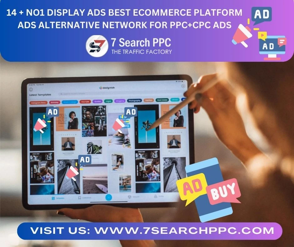14 + No1 Display Ads Best Ecommerce Platform Ads Alternative Network For PPC+CPC Ads