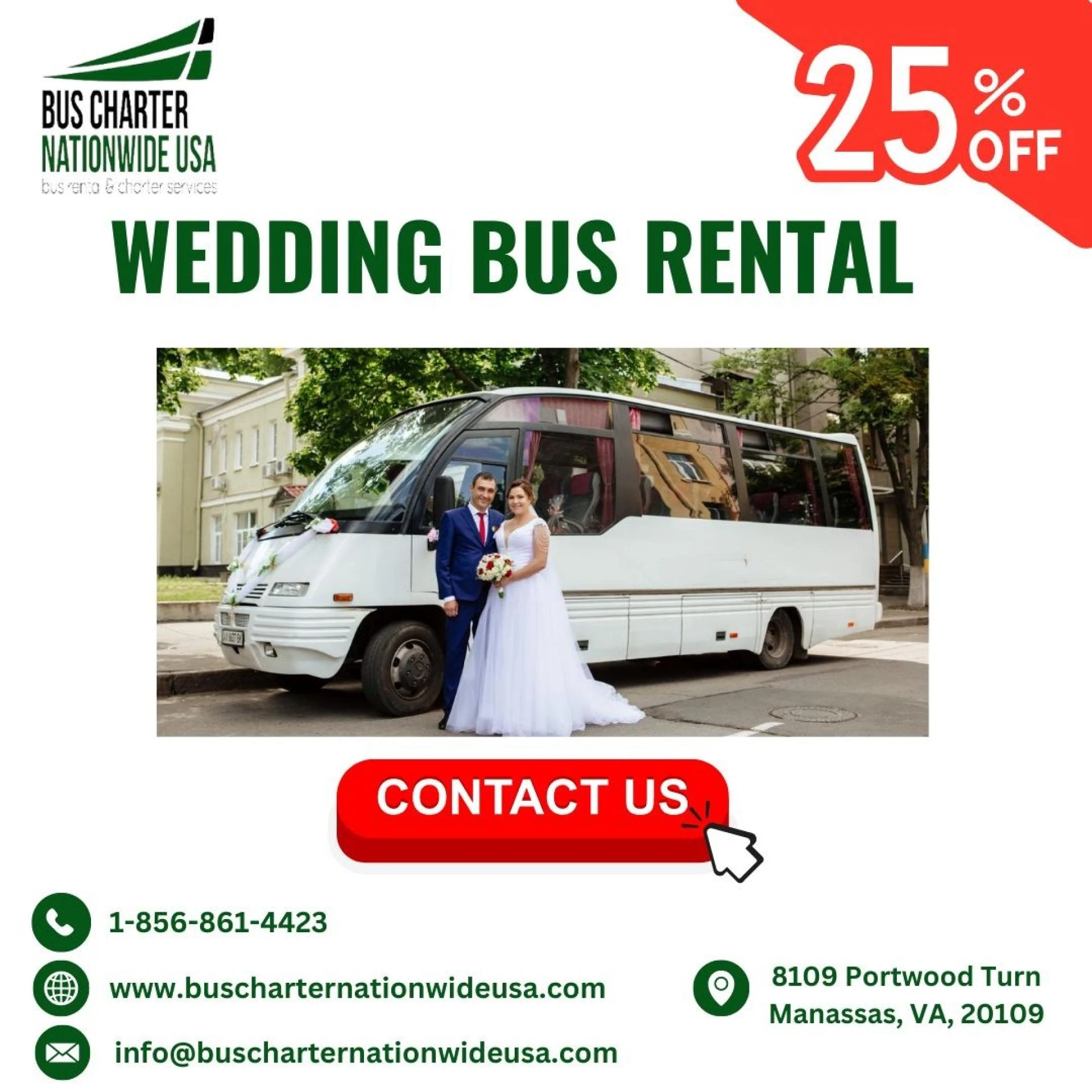 The Best Wedding Bus Rental Options for Large Bridal Parties!