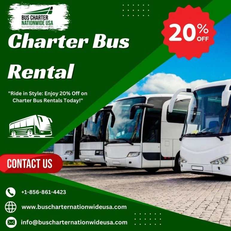 Deal of the Day: Enjoy a 20% Discount on Charter Bus Rentals!