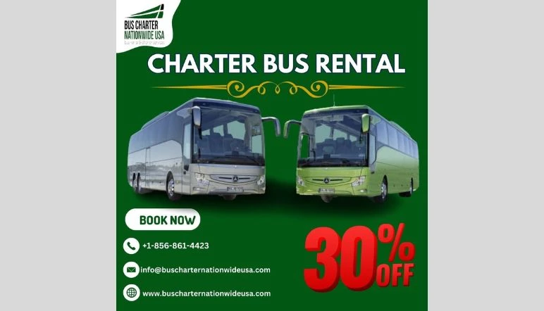 Grab Your Deal: 30% Off Charter Bus Rentals - Act Now for Savings!
