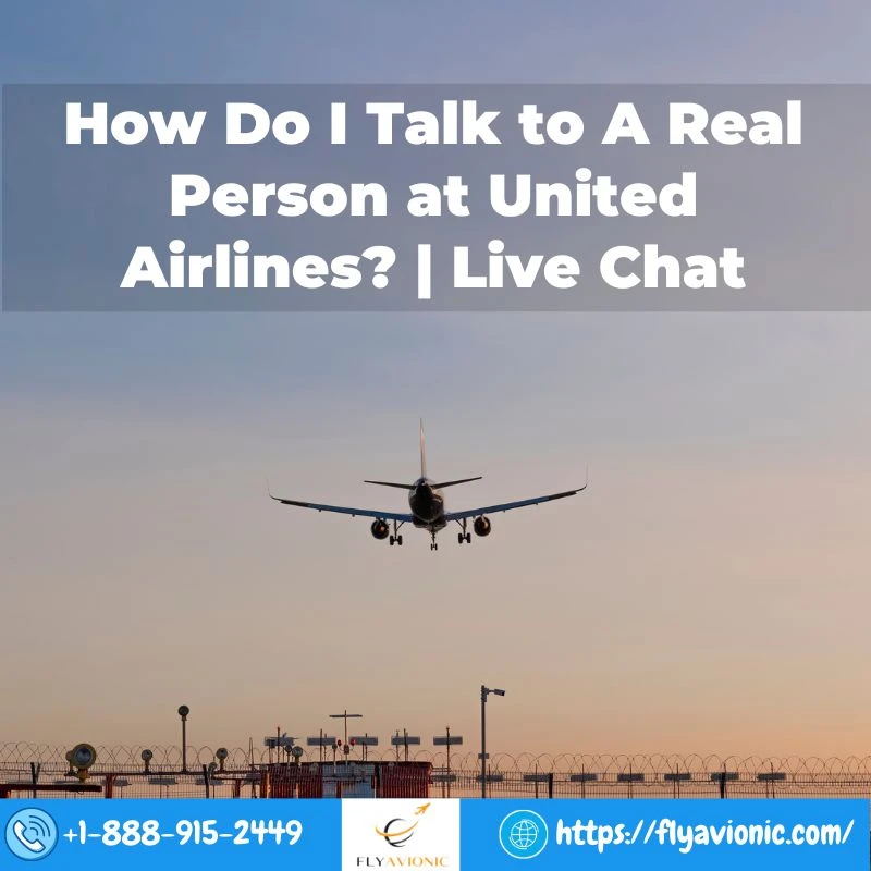 How Do I Talk to A Real Person at United Airlines? | Live Chat