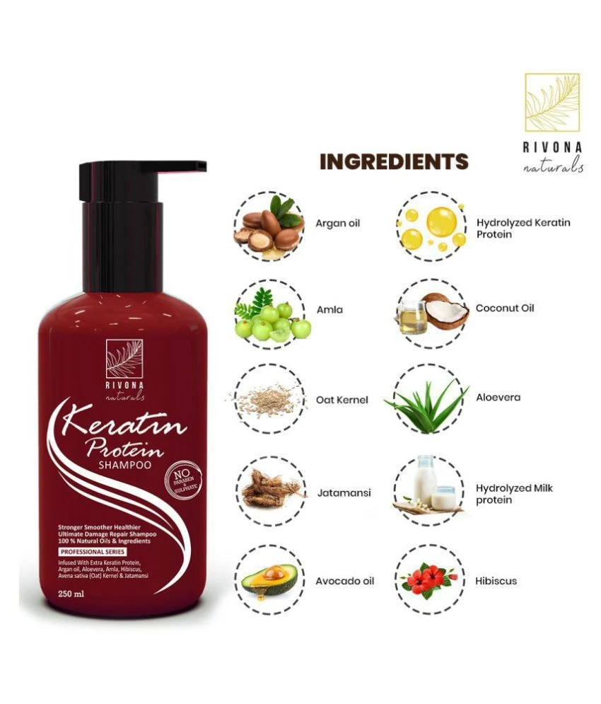 What are the major benefits of using a keratin protein shampoo?