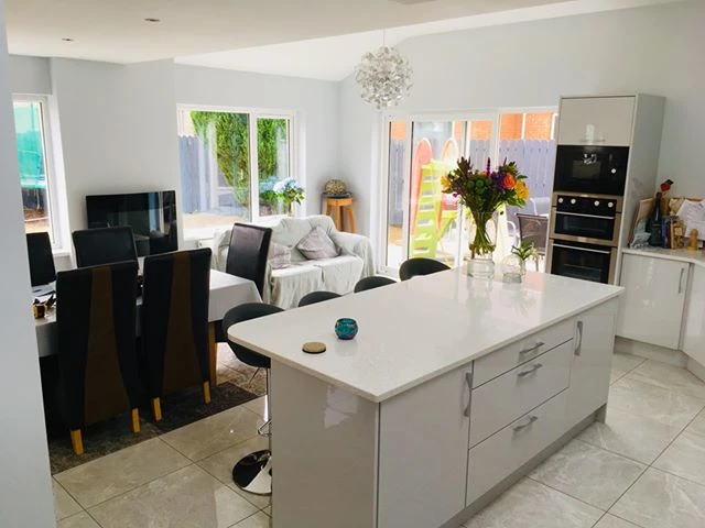 Could you fit a kitchen island in your space?