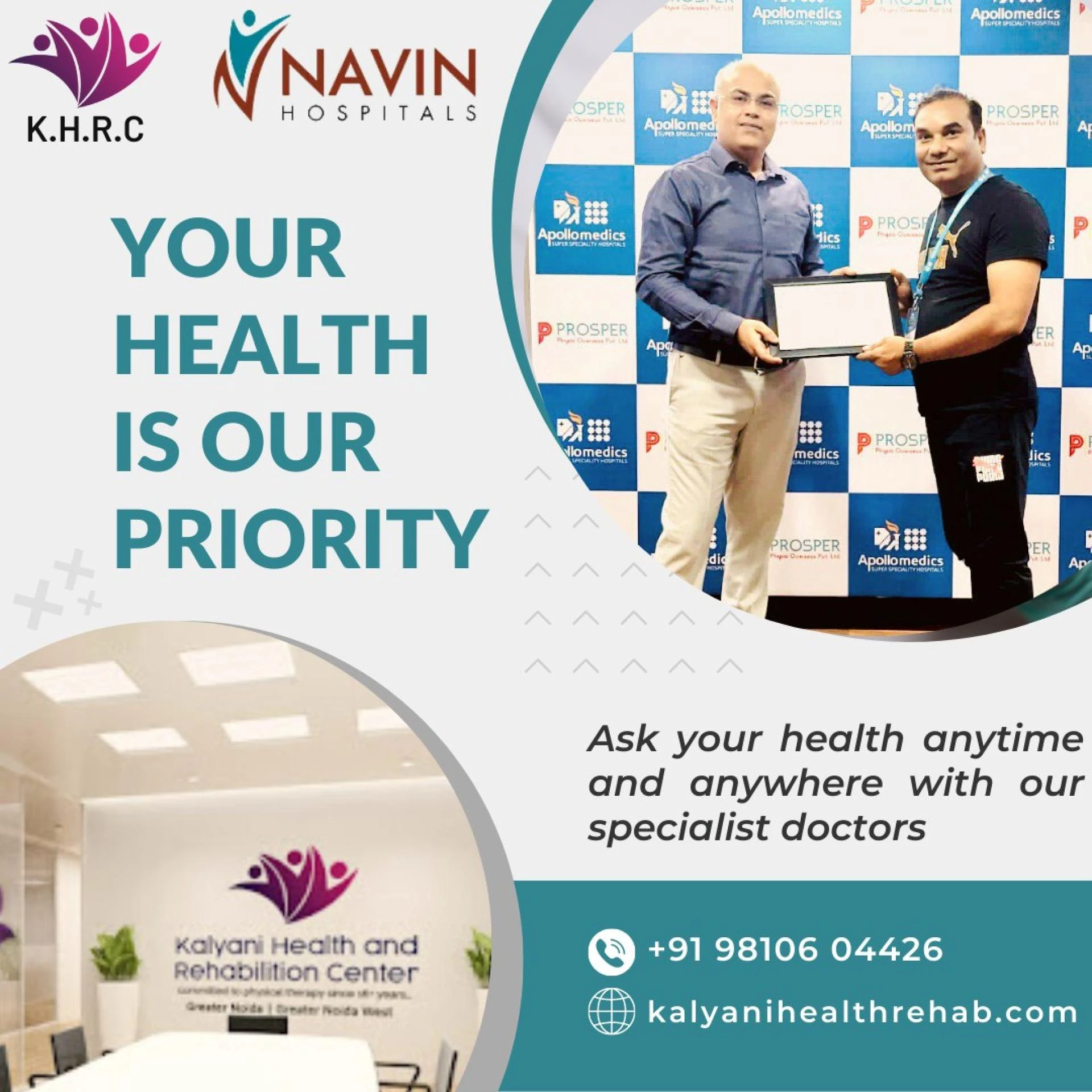 Kalyani Health and Rehab Centre | Physiotherapy Clinic in Greater Noida | Home Physiotherapy