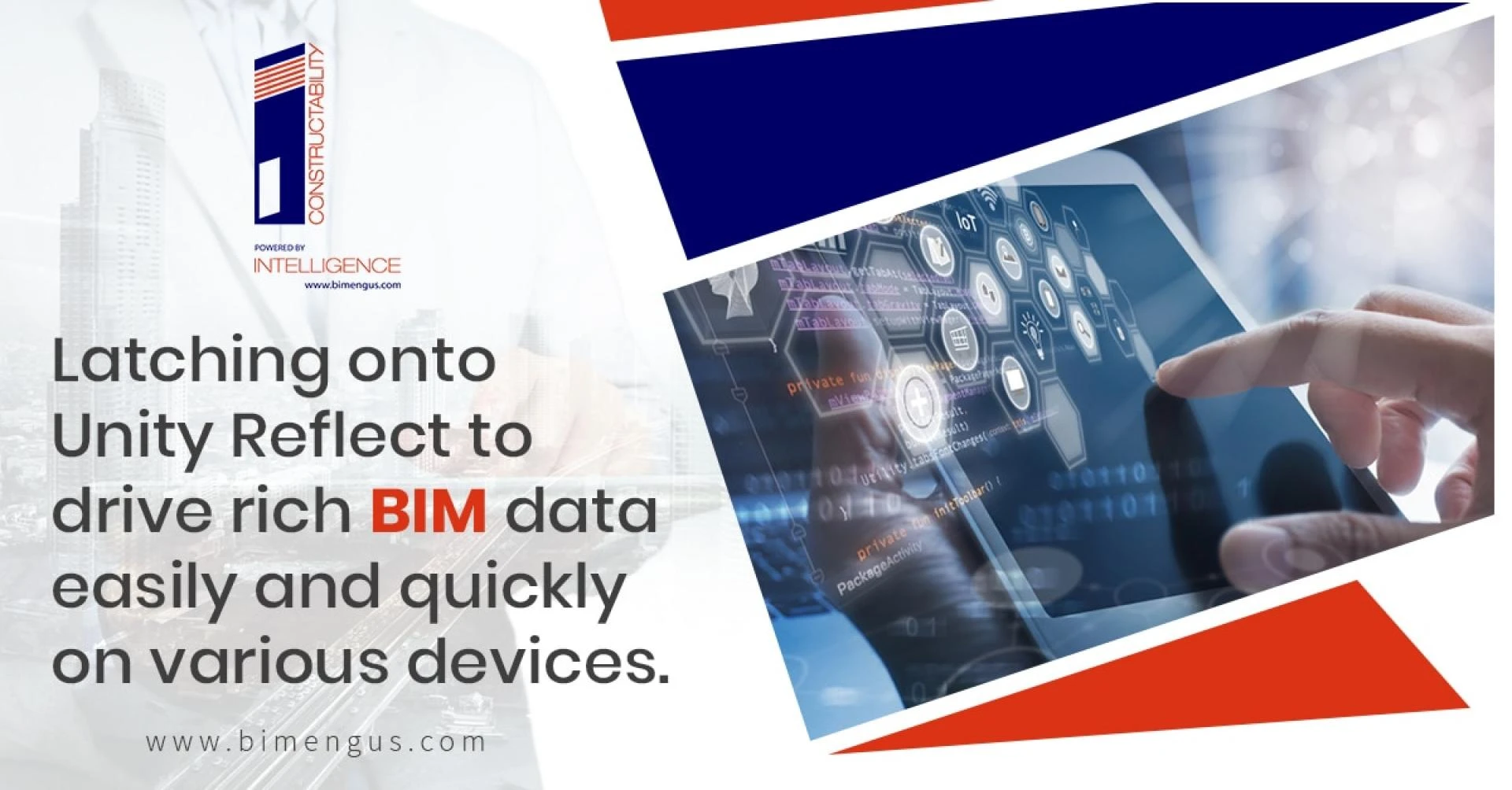Latching onto Unity Reflect to drive rich BIM data easily and quickly on various devices