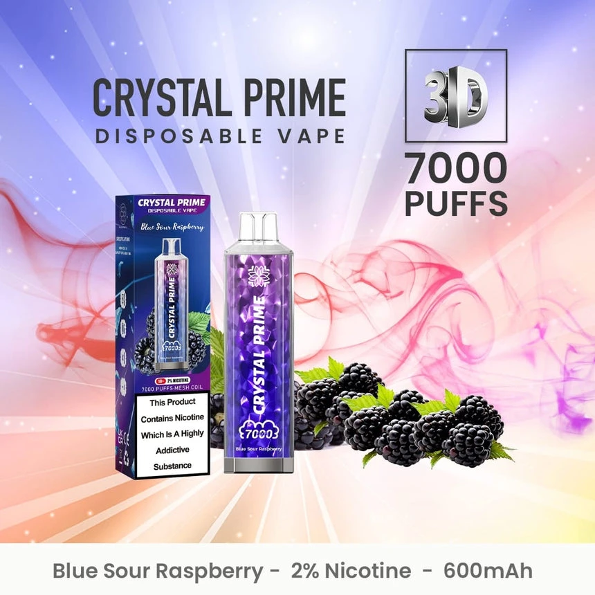 Discover the Crystal Prime 7000 Vapes at Vape Gen UK