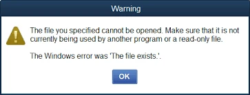Ways to Fix the QuickBooks error the file you specified cannot be opened