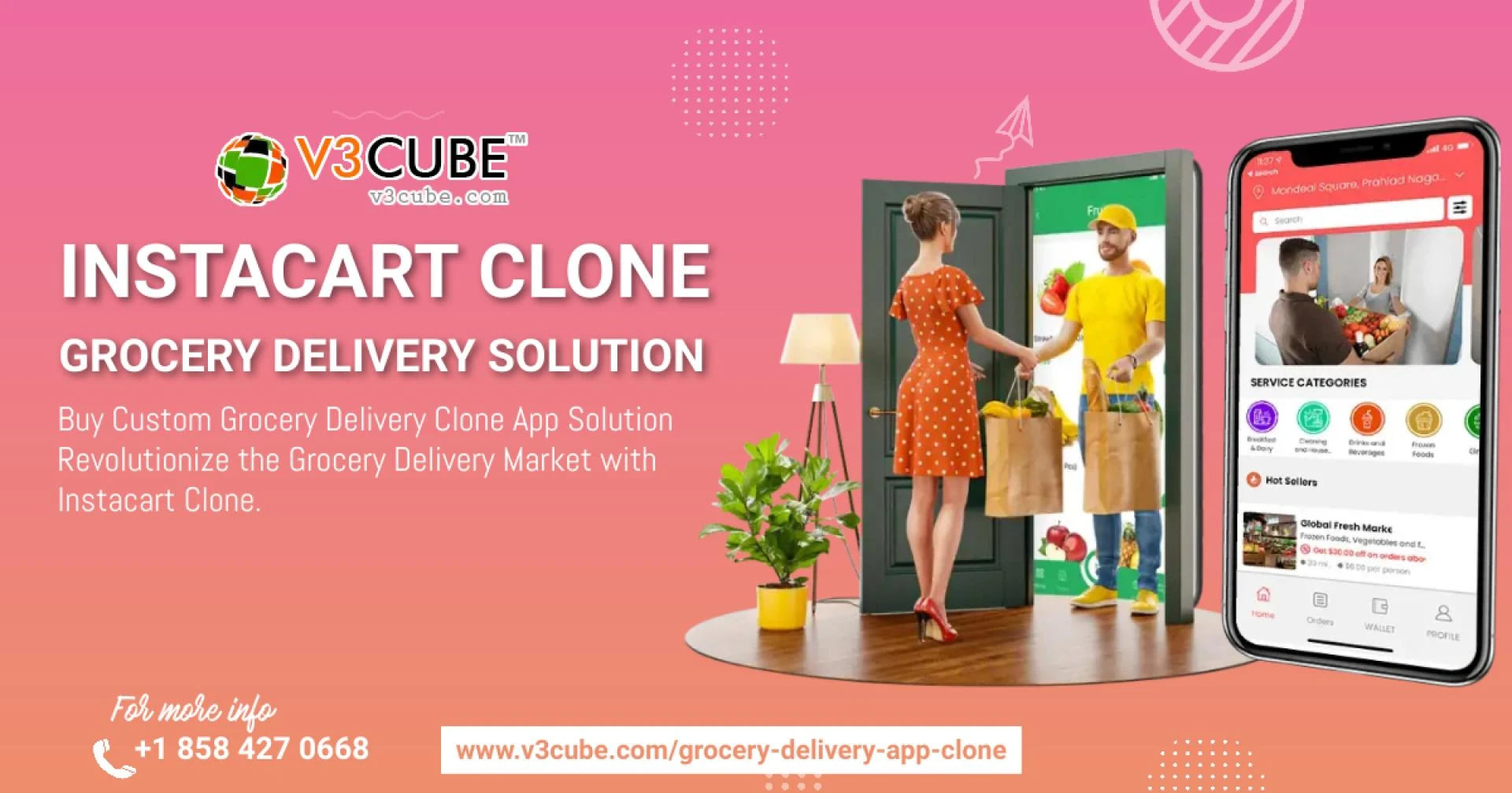 Grocery Delivery Application Development like Instacart Clone App