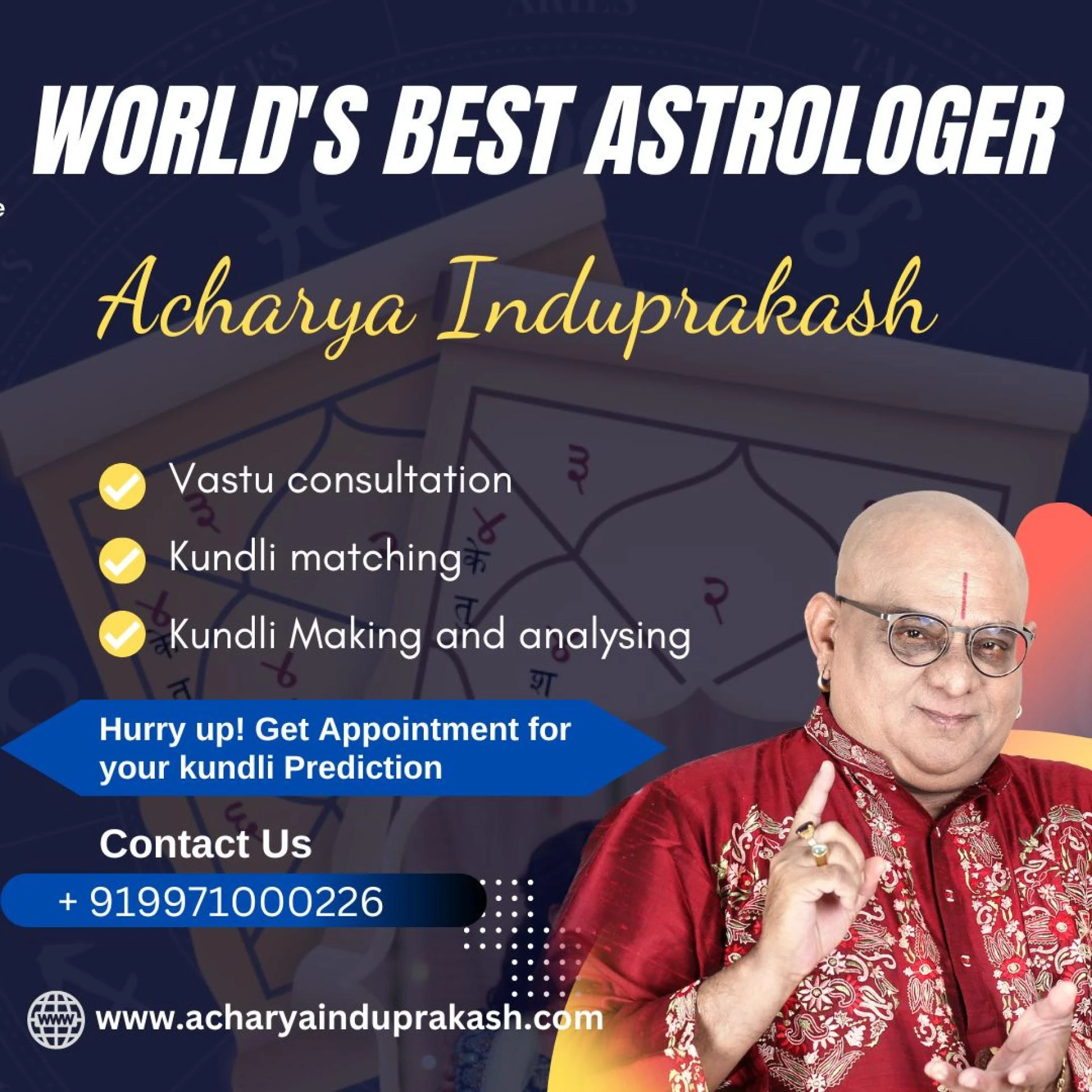 Celestial Wisdom: Consultations with a famous Astrologer and Kundli Specialist