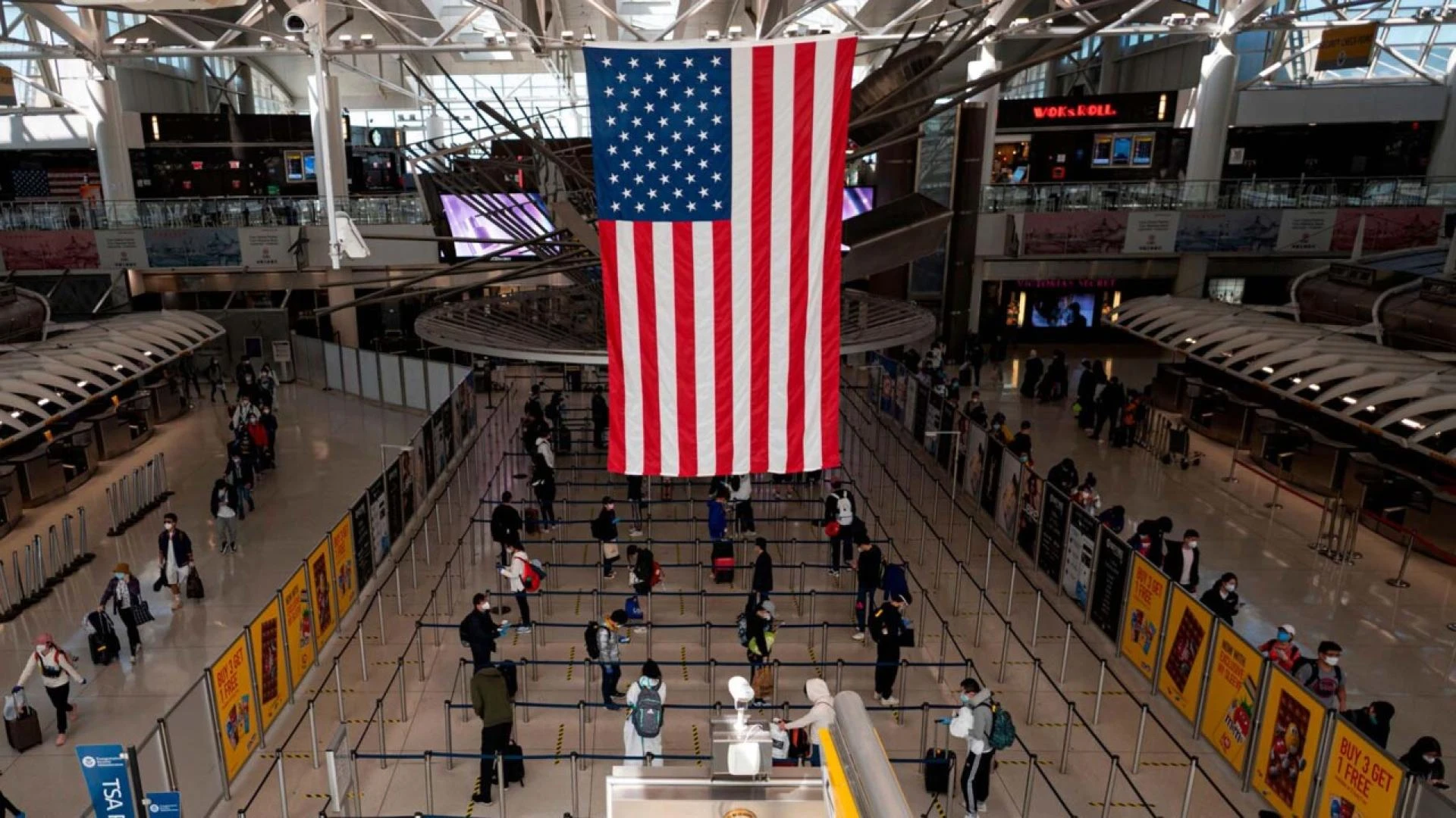 For the construction of airport terminal the U.S. awards $968.6 million
