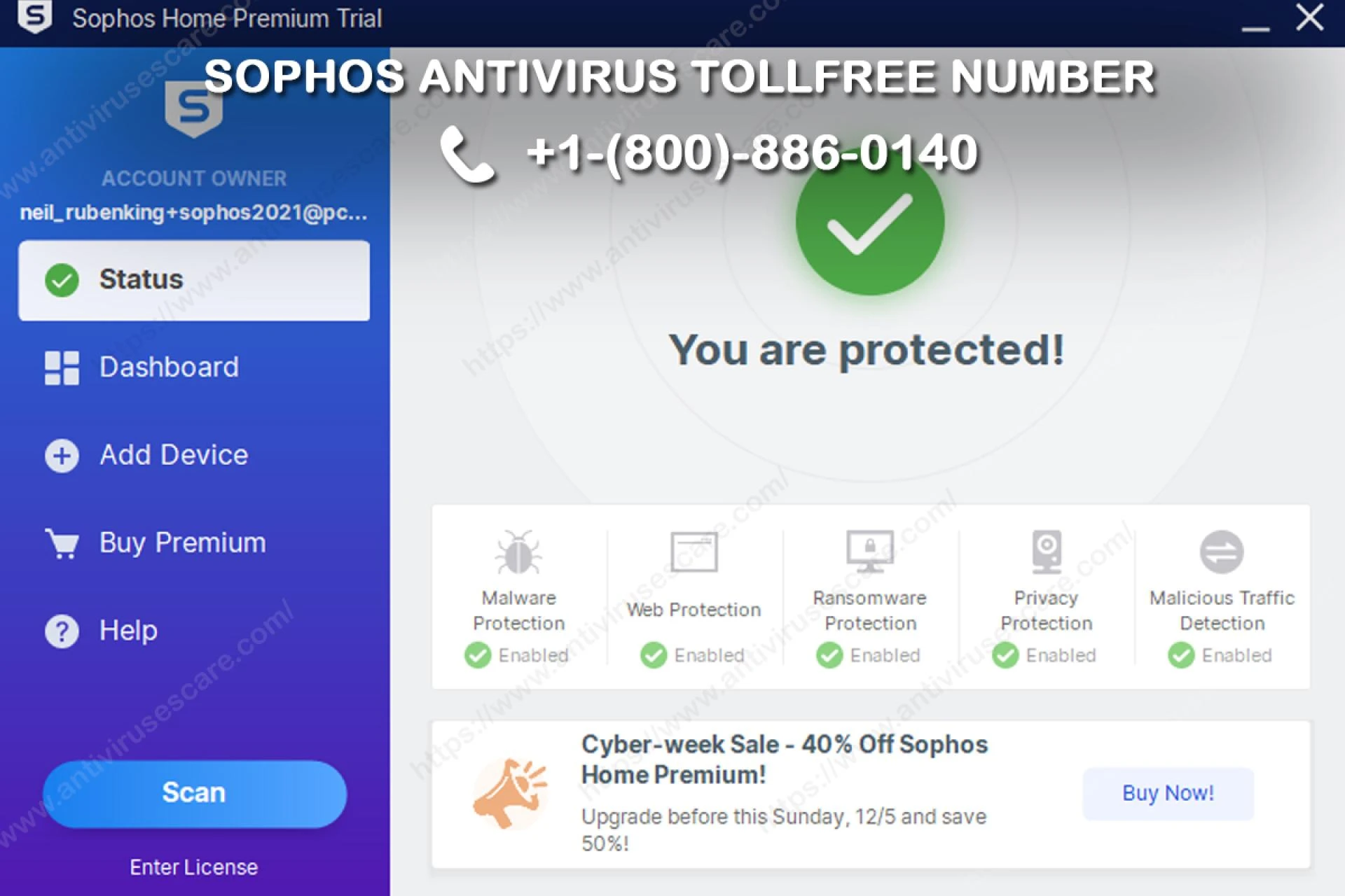 Unable to uninstall Sophos Home – Windows