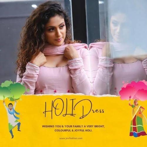 Unique White Holi Dress and Suit Collection at JOVI Fashion