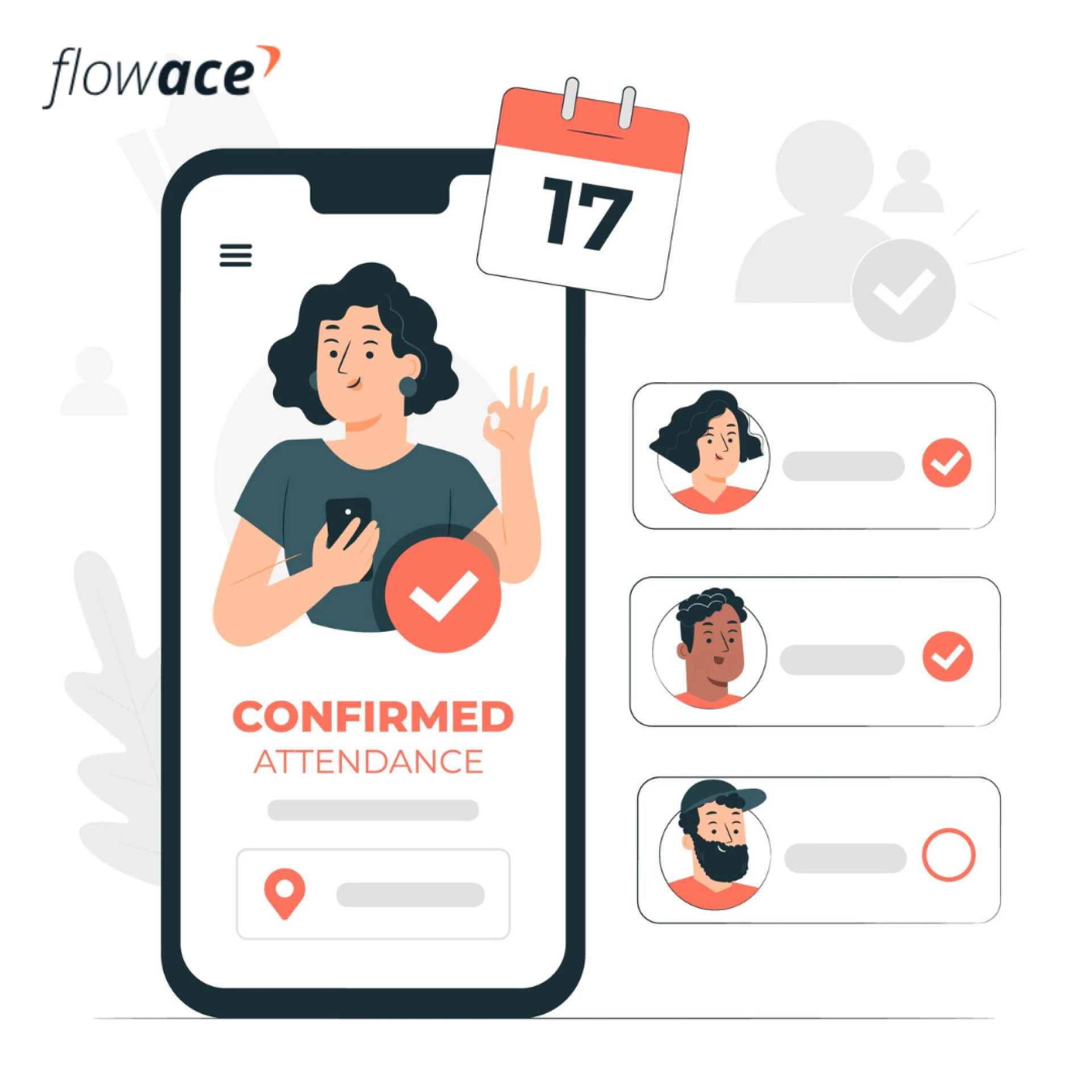 Flowace's Smart Solution of Using AI for Effortless Employee Attendance Tracking