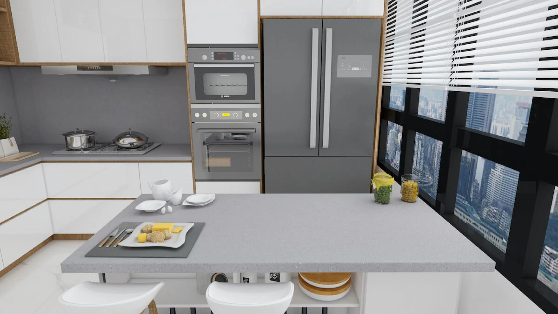 Grey quartz worktops uk