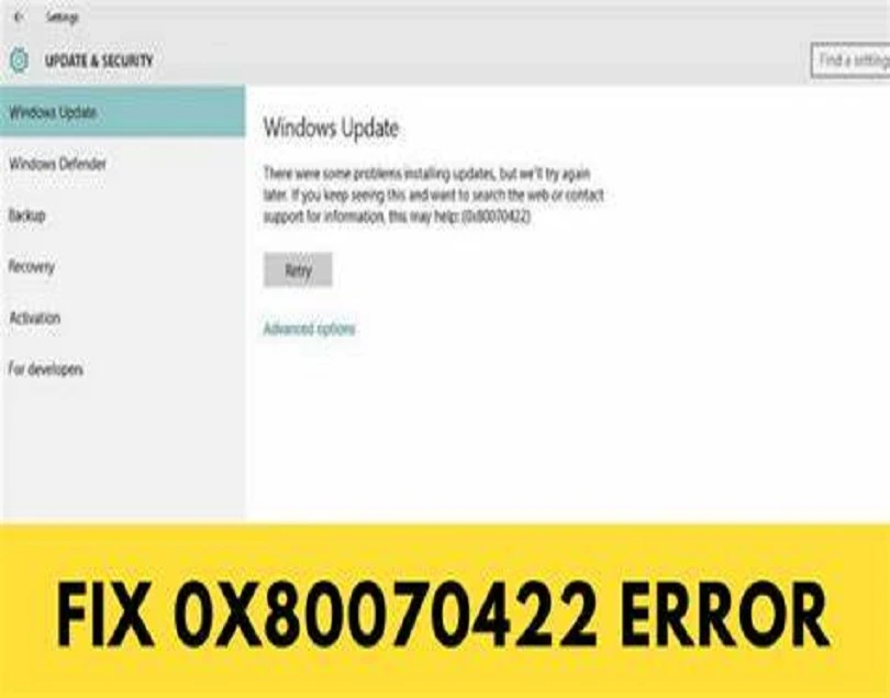 How to Fix 0x80070422 Windows 10 Update Error?