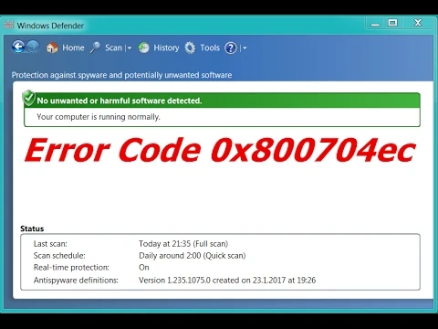 How to Fix 0x800704EC Error Code in Windows 10?